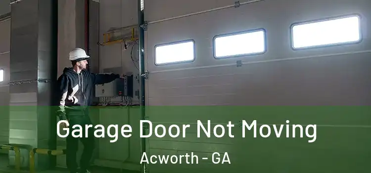  Garage Door Not Moving Acworth - GA