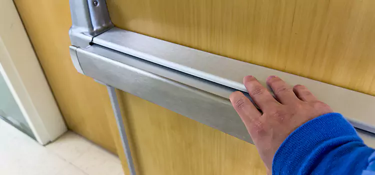 Installing a Push Bar on a Door Acworth